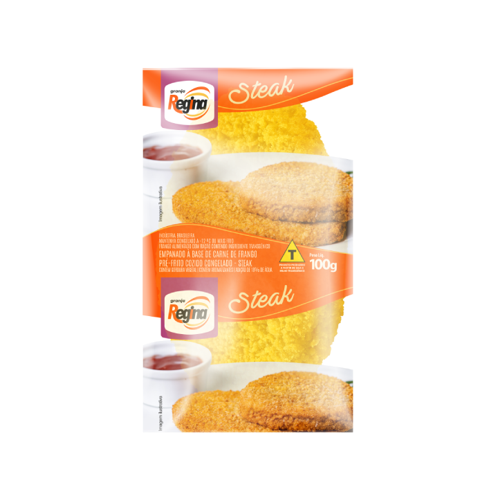 Steak de Frango Cong 100g - Granja Regina